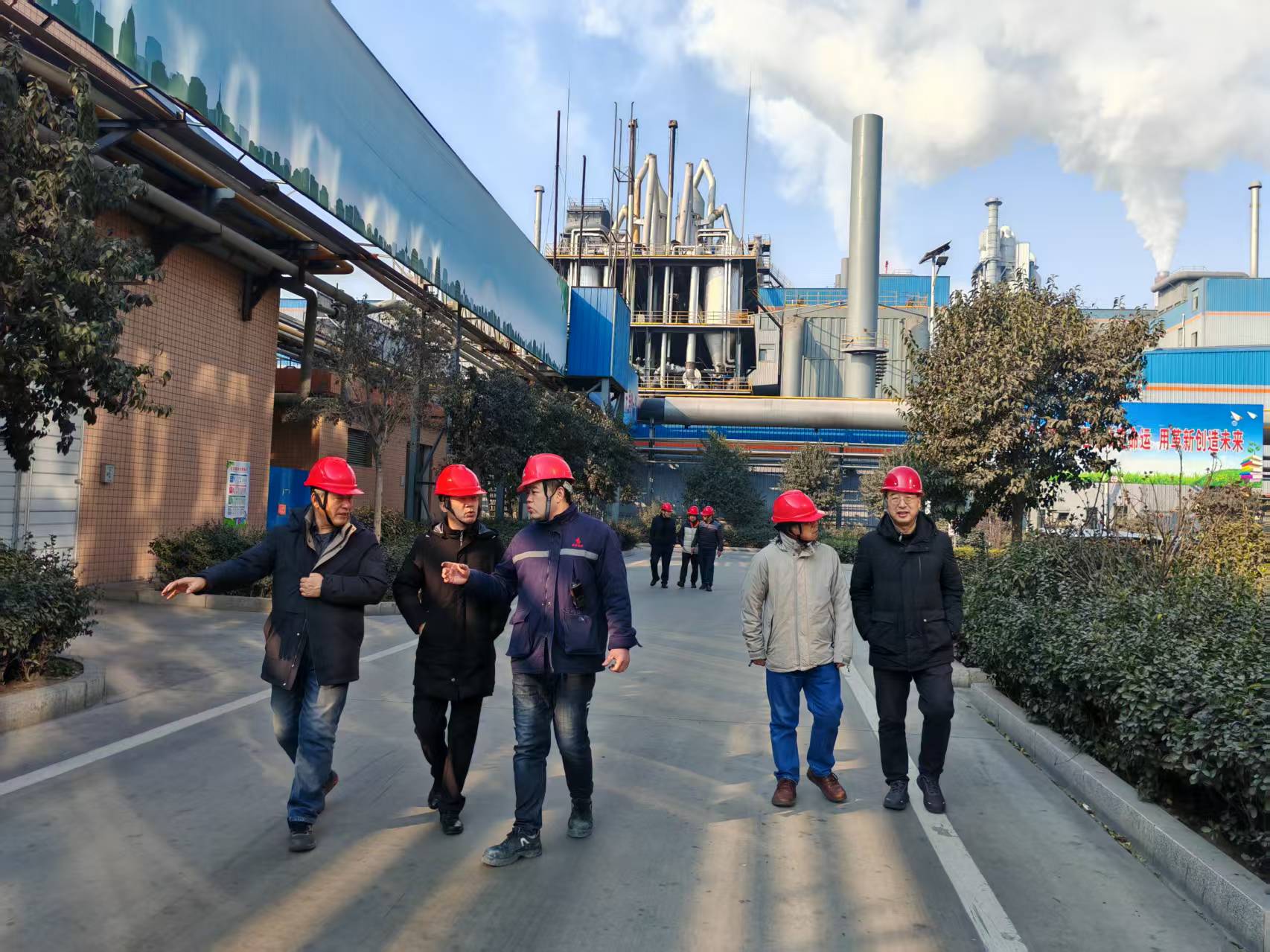 专家在信发集团现场调研照片